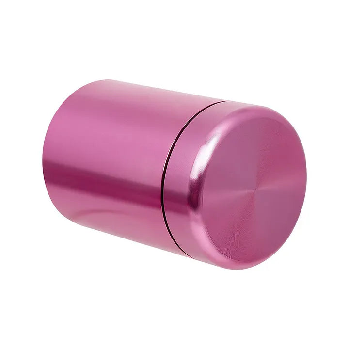 Pink aluminum alloy tobacco storage jar