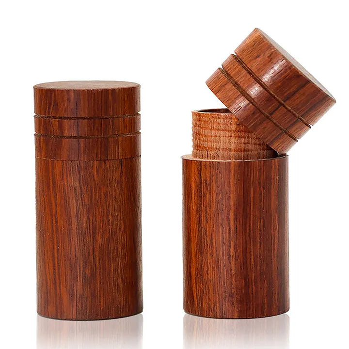 Tall Wood Smoking Storage Box