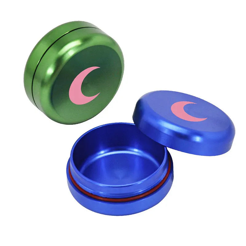 Compact Odor-Proof Metal Tobacco Tin