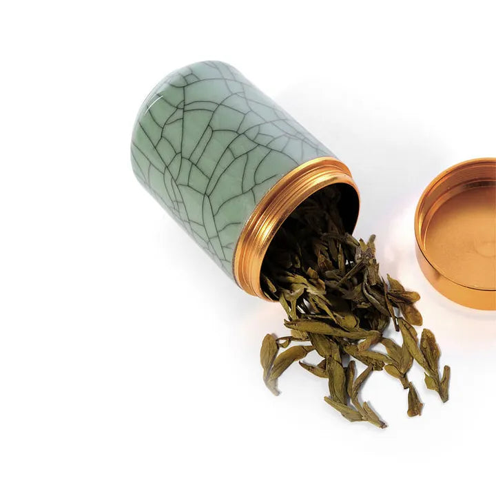 Airtight Ceramic Tobacco Storage Jar with Odor-Blocking Seal