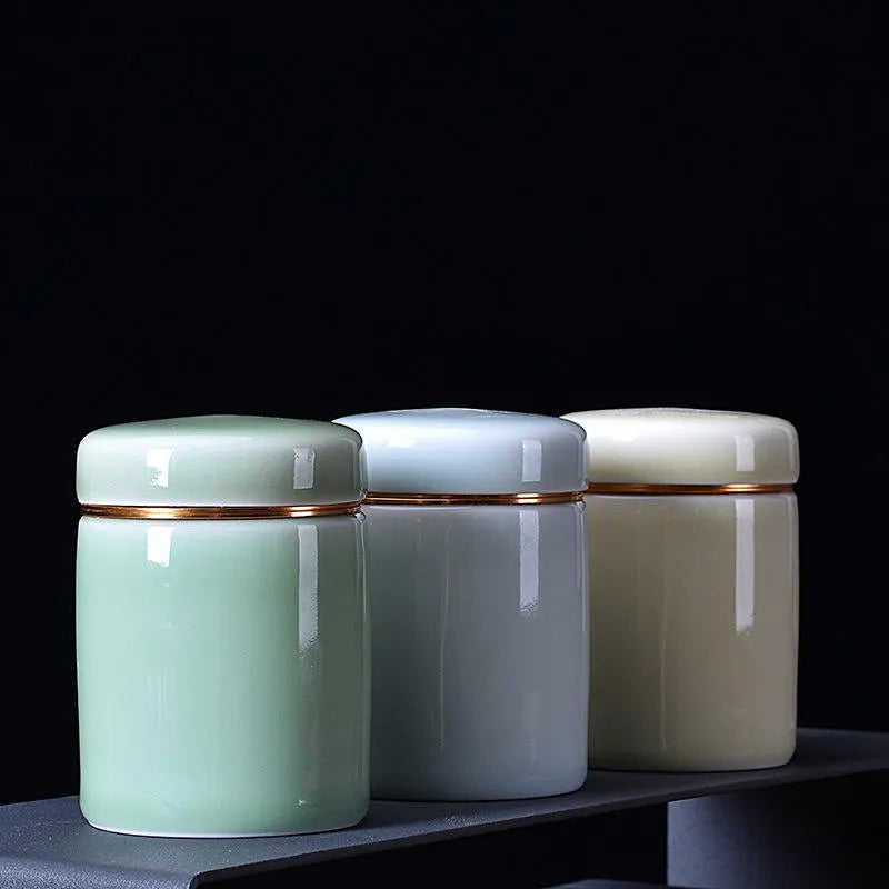 Portable Ceramic Tobacco Storage Jar